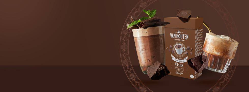 Van Houten Ground Dark Chocolate drinks