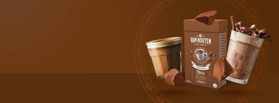 Van Houten Ground Milk chocolate drink